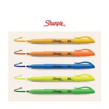 샤피 Sharpie 포켓 클립형 형광펜, 블루