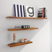 아이린 멀바우원목 인테리어 벽걸이 무지주벽선반