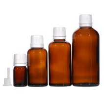 허브스프레이 드롭퍼 캡 용기 모음, 갈색병 드롭퍼 일반캡, 흰색캡 30ml