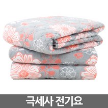 상아전자 극세사전기요, 꽃패턴, 극세사전기요 100x180
