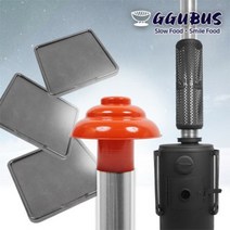 꾸버스 역풍방지기 난로받침대 연통보호망 난로부속 화목난로, 역풍방지기 (110mm)