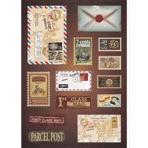 허니비 노트북 캐리어 스티커, POSTCARD, 1개