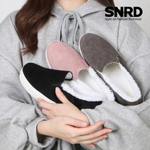 SNRD EX187 여성화 슬립온 코듀로이 골덴 털 스니커즈 SN187