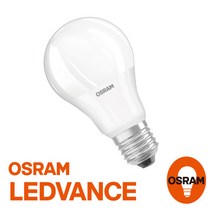 오스람 LED전구 9W 주광색(흰빛), 주광색, 1개