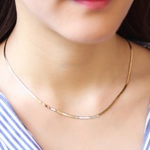 14k/18k 뱀줄 스네이크 목걸이 2mm