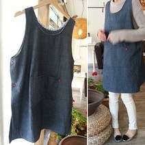 더앤 청앞치마, 99사이즈, 1개