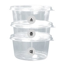 쿡앤락 원형 반찬용기(대), 100개, 1개