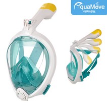 아쿠아무브 폴더블 스노쿨링마스크 스노클링마스크, 민트(폴더블)