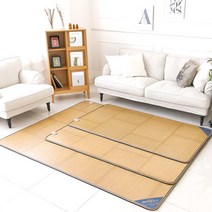 [eden] 한일매트 16mm 전기장판 전기매트 대형 /특대형 거실용, 명품관석 온돌마루 대형 (183x230cm/분리난방)