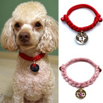 펫츠룩 가볍고예쁜 강아지 고양이 인식표 목걸이, 07메이플번치, 1개