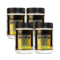 고헬씨 고 피쉬오일 원어데이 비타민D 1000IU 200캡슐 4통, 1500mg, 4개