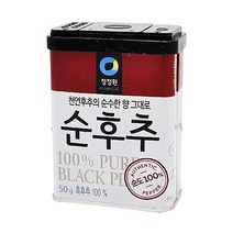 GT 청정원 순후추 50g, 1