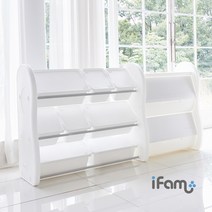 아이팜 엘리정리함 2단빅박스+바스켓 정리함 (뚜껑 포함) 장난감정리함, A.화이트_바구니 대6_뚜껑O