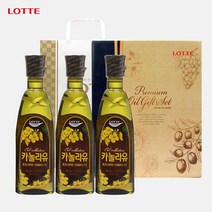 롯데 카놀라유 선물세트 500mlx3 명절선물세트 보험사사은품 판촉물, 1세트, 500ml