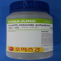 오피스안 염화제이철Iron(III) chloride 500G 1KG 시약, 500ml