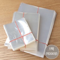 비즈아이 [9144-01]OPP포장비닐(비접착) 투명 [1묶음(200장)], 6*9cm