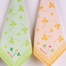 수건1번지 크로바 어린이집 고리수건, 그린, 1개