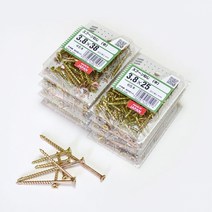 [YAHATA] 목재용 나사[나무균열방지]-소포장, 4.5X90mm[8개]