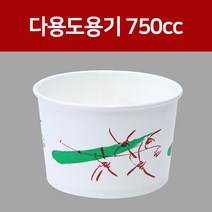 종이컵 다용도용기 750cc 무늬(기성), 1개, 500개입