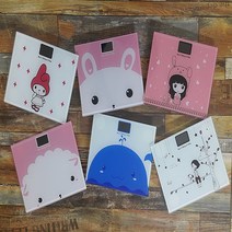 굿아이템 체중계 미니체중계, 선택13.빨간토끼귀모자소녀, 디지털체중계