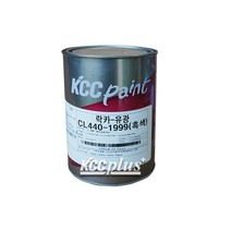 KCC 락카페인트 CL440 1L 목재 및 철재 겸용 상도 속건페인트 유광 무광, 오렌지색(유광)