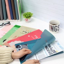 L홀더 캐릭터 10매 A4 홀더 바인더 L자 화일 문서 파일, A02.애니멀_양