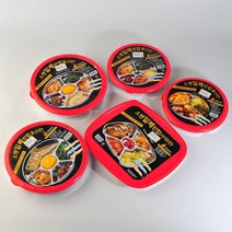 예담 스텐밀폐찬합(3칸 5칸 6칸), 스텐밀폐찬합(중)5칸