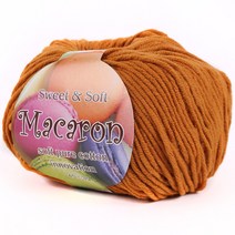 마마니트 마카롱 뜨개실, 07 카멜