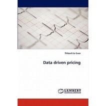 Data Driven Pricing Paperback, LAP Lambert Academic Publishing
