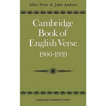 Cambridge Book of English Verse 1900 1939, Cambridge University Press