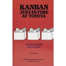 Kanban Just-In Time at Toyota: Management Begins at the Workplace Hardcover, Productivity Press