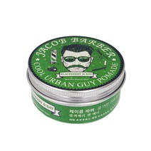 본바이어 제이콥 바버 쿨 어반 가이 포마드 왁스 (블랙베리 앤 베이) 100g 그린 헤어왁스, 1개
