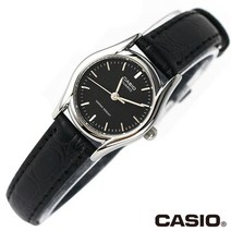 casio CASIO LTP-1094E-1A 여성 가죽 시계