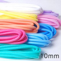 꾸미기만들기 백업 10mm 2M 2줄 빽업 스폰지막대 가래떡스폰지, 빨강