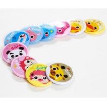 나성 귀여운 손잡이 빗거울세트, 원형빗거울세트