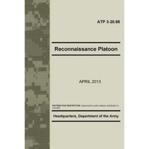 Reconnaissance Platoon Atp 3-20.98 Paperback, Createspace Independent Publishing Platform