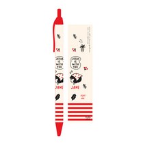위드지저스 그레이스벨 헬로제인 볼펜 택1 기독교디자인 성경말씀, 8.함께해(레드)