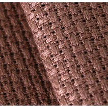 조이십자수 14CT 십자수 칼라원단, 14CT 밤색 원단 1/4마