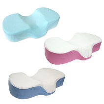 코튼클럽 목편안 경추베개 메모리폼 숙면베개, 핑크