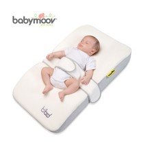 베이비무브 12도 역류방지쿠션 비베드 뒤집기방지쿠션 수유쿠션 신생아역류방지, 스모키