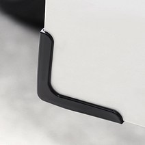 포원 자동차 모서리 도어 가드 엣지 문콕방지 스크래치방지 차량용품, 뒷좌석2P-화이트
