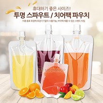 투명 스파우트 파우치, 1개