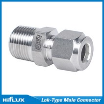 하이플럭스 FLUXLOK 락피팅 Male Connector PT (Metric Size) 기타배관용품, 1개