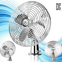 플러스다이 에코 크롬 메탈 선풍기 12V 24V 차량용선풍기 카팬, 에코메탈카팬_12V