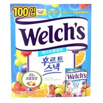 웰치스믹스 후르츠 젤리, 25g, 100개