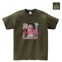 플로우핏 걸크러쉬 프린팅 면 반팔티셔츠