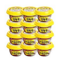 오뚜기 전복죽6개 + 새송이쇠고기죽6개, 285g, 12개