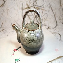 천목 호피문 일체형 주전자 (600ml) / 술주전자 다기 다관 제기 제사 제사용주전자 집들이선물 결혼선물