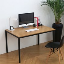 다가구 프래그마 컴퓨터책상 1200 x 800 mm, 지브라(상판) + 블랙(프레임)