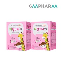 [지엠팜] 더징크디 시럽 1개월분 (어린이 아연 비타민D), 더징크디시럽 2개, 300ml